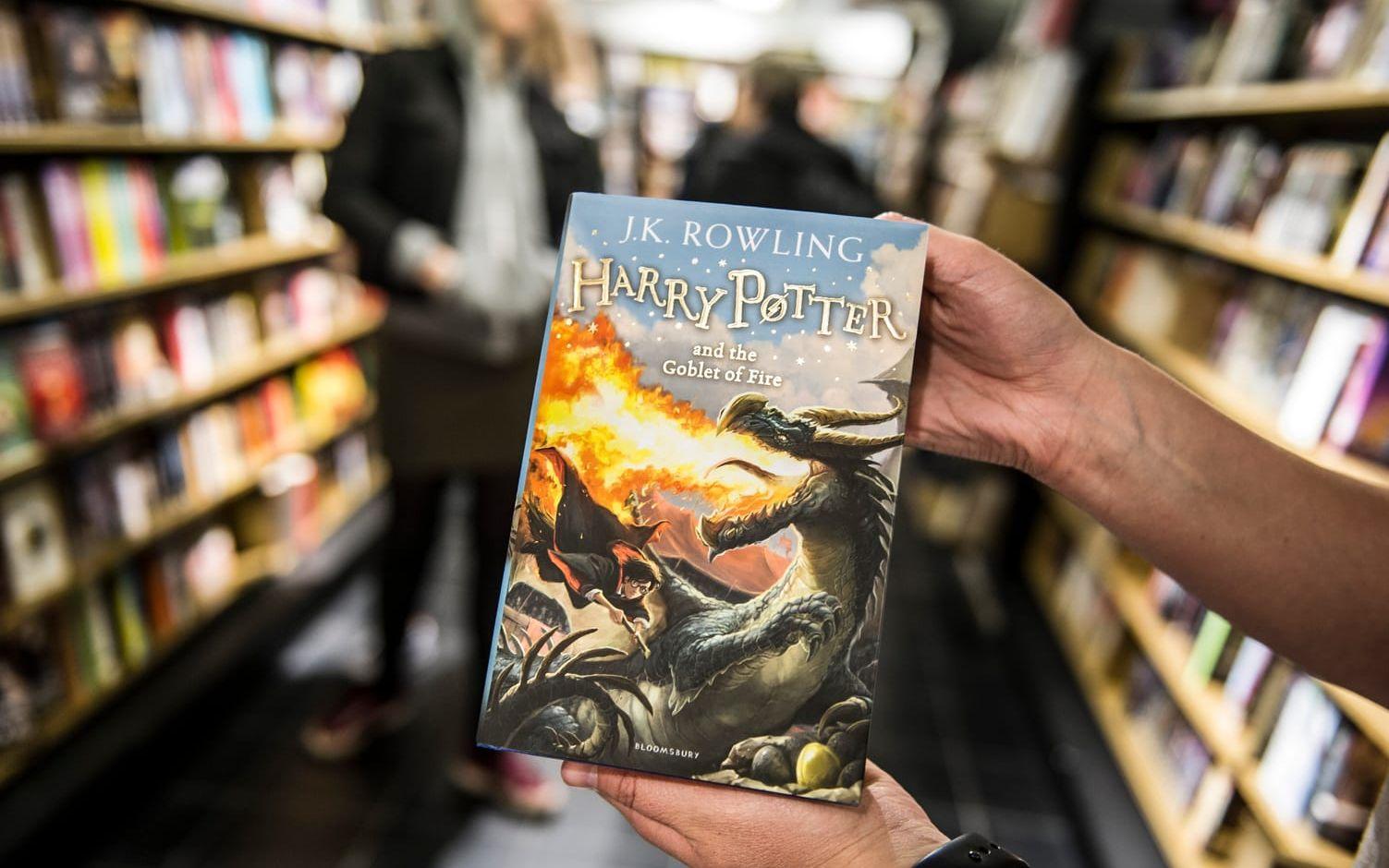 Harry Potter and The Goblet of Fire. Detta är den engelska utgåvan. Bild: Anna Svanberg.
