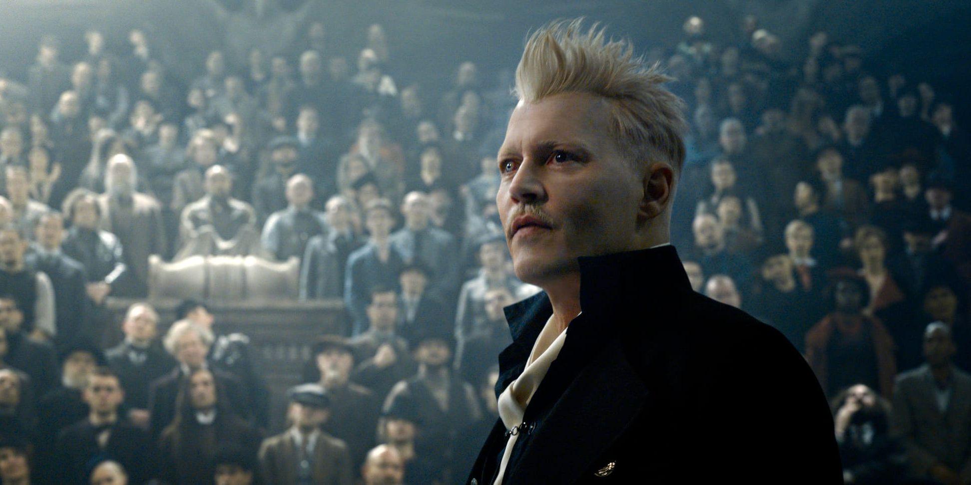 Johnny Depp som Grindelwald. Pressbild.