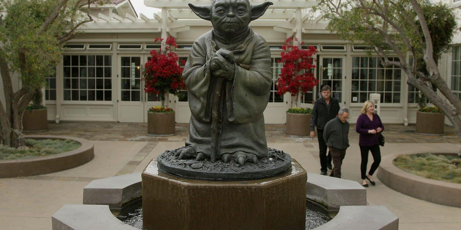 En staty föreställande Yoda från "Star Wars". Arkivbild.