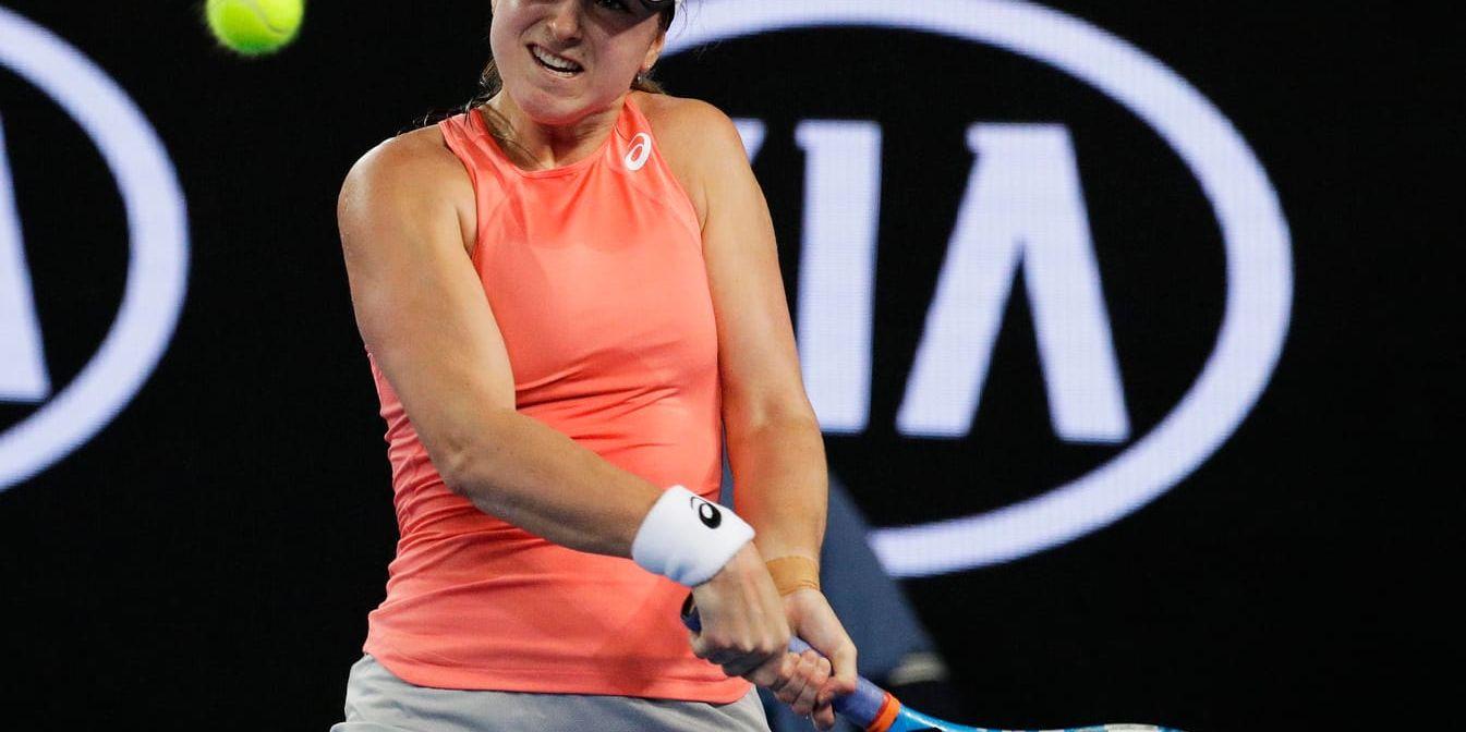Rebecca Peterson förlorade i andra omgången i Australian Open.