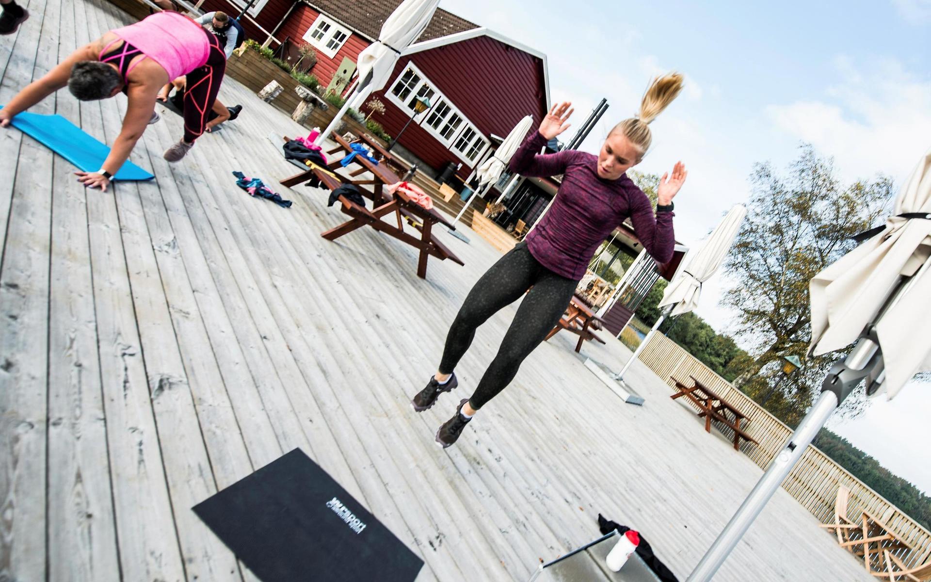 Outdoor training day på Åkulla outdoor resort.