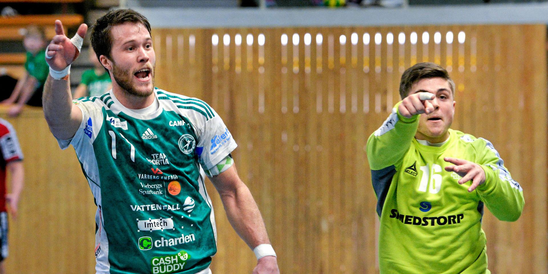 Tobbe Bengtsson i en match mot Ystad under säsongen 2014/15.