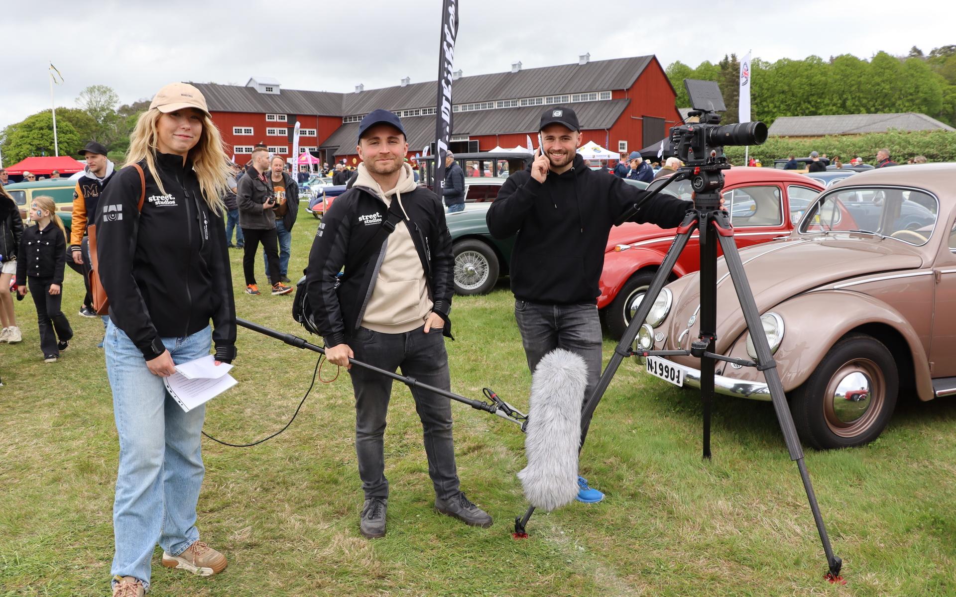Linn Hansson, Nicklas Dahlgren och Filip Dahlgren från produktionsbolaget Street Studios var på plats för att dokumentera eventet. 