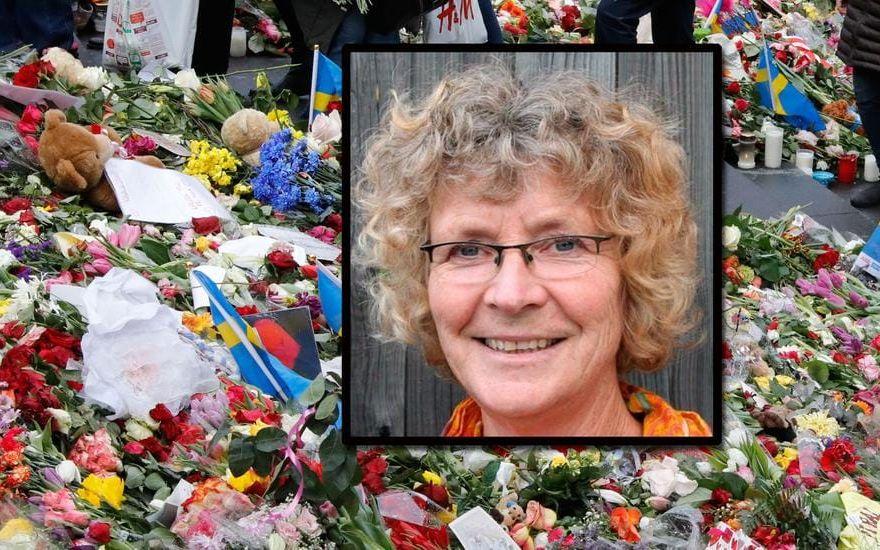 69-åriga Lena Wahlberg från Ljungskile dog i dådet. Bild: Privat