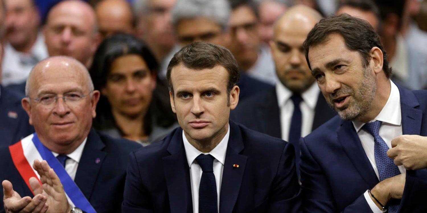 Frankrikes president Emmanuel Macrons parti La république en marche kommer att bli en maktfaktor i EU-parlamentet, tror statsvetaren Sofie Blombäck. Arkivbild.