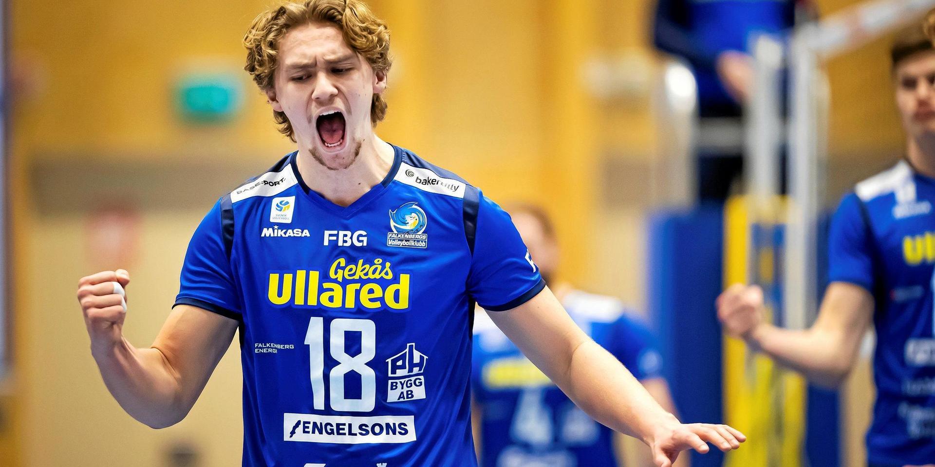 Falkenbergs volleybollklubb vann med 3-0 i set mot Lund.