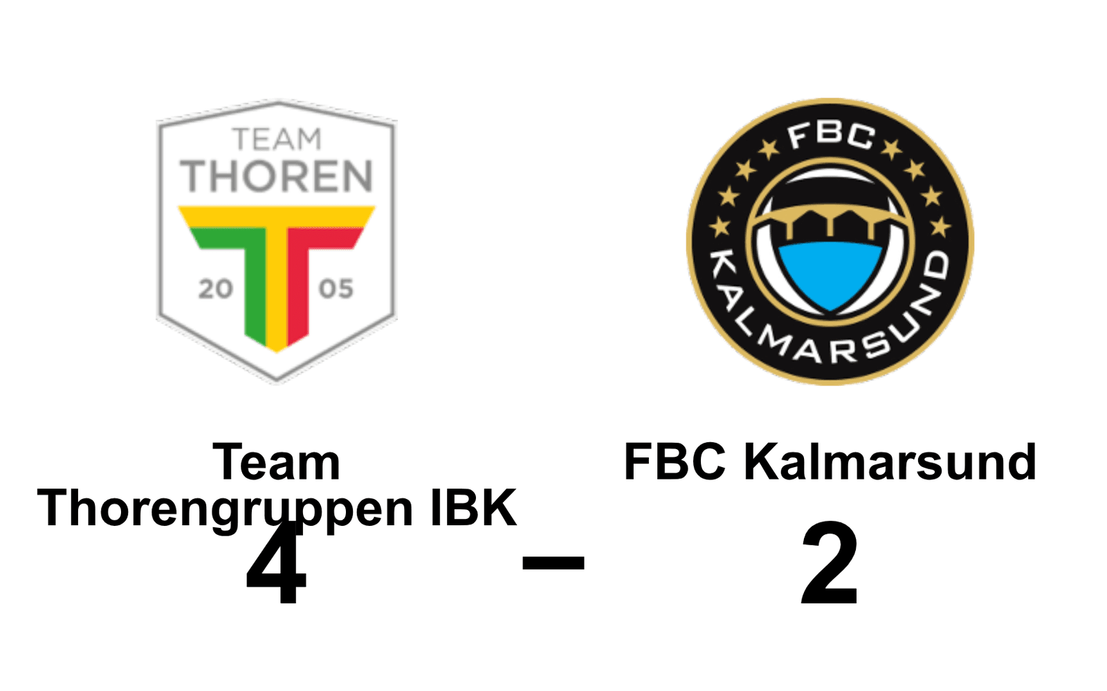 Thorengruppen IBK vann mot FBC Kalmarsund dam