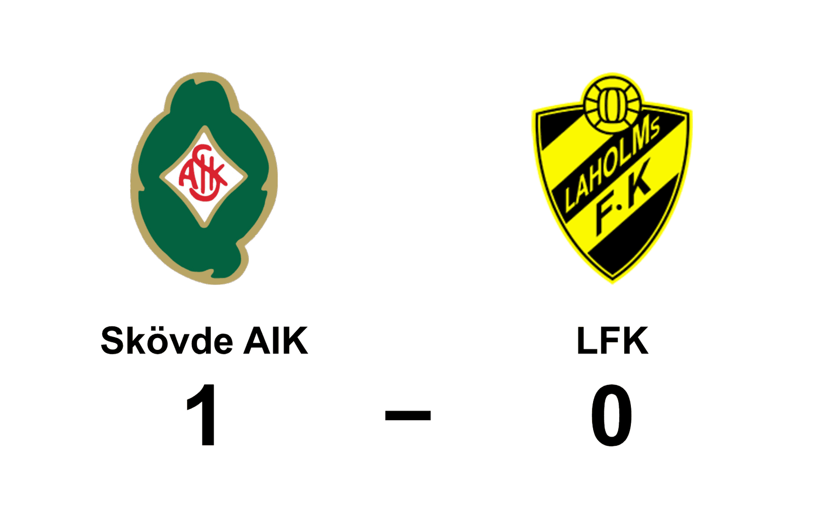 Skövde AIK vann mot Laholms FK