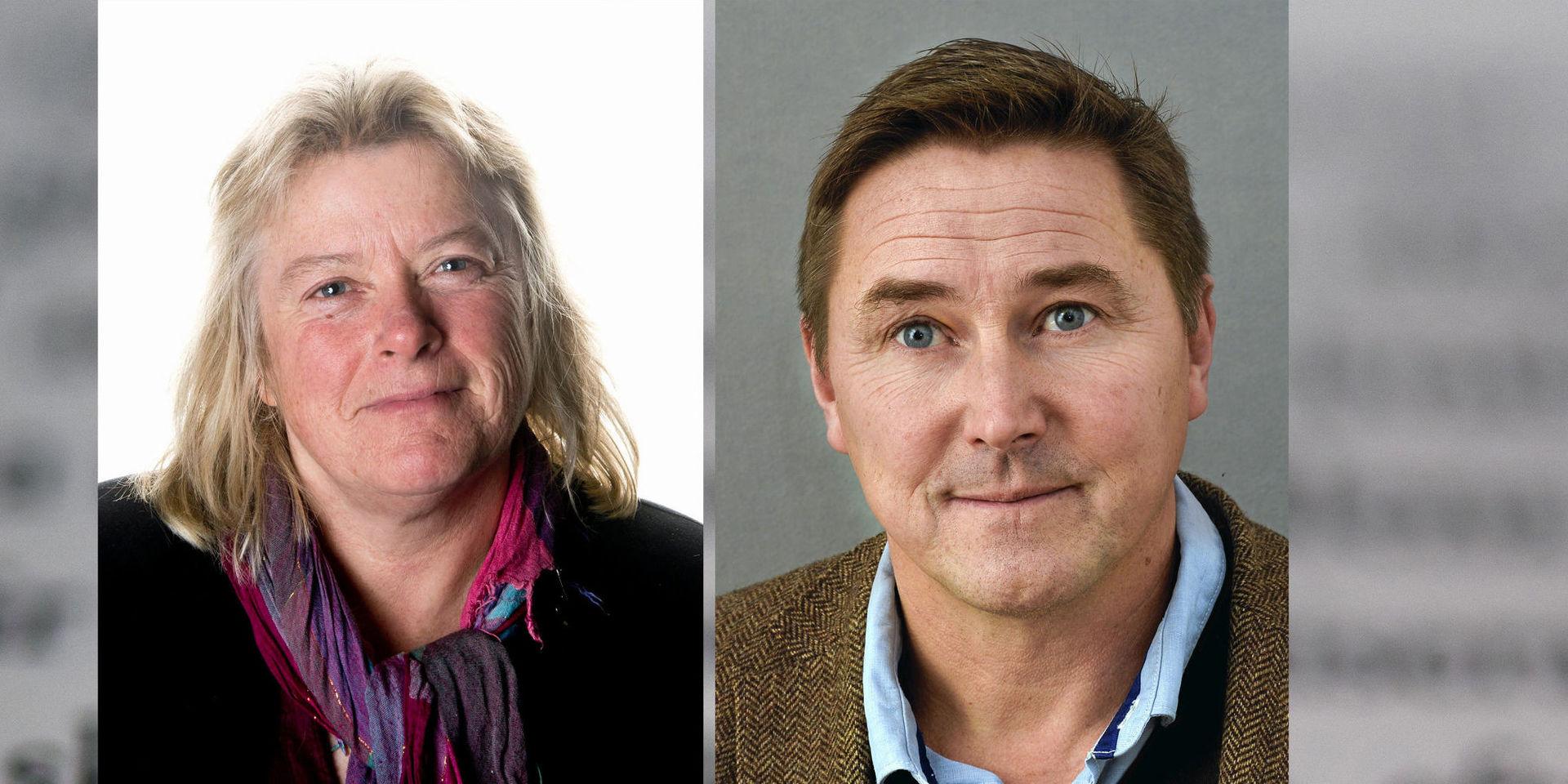 Elisabeth Falkhaven (MP) och Stefan Edlund (MP). 