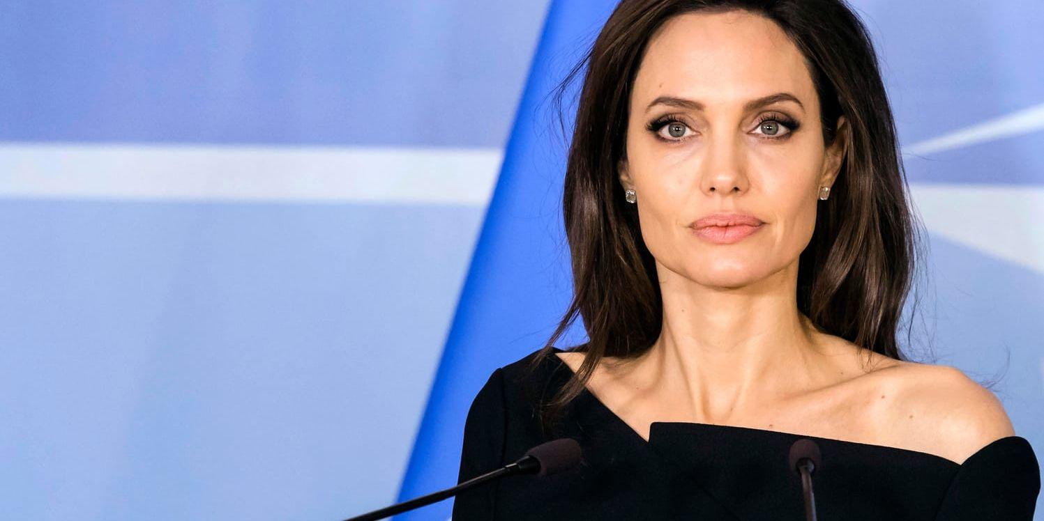 Den amerikanska skådespelaren och FN-ambassadören Angelina Jolie. Arkivbild.