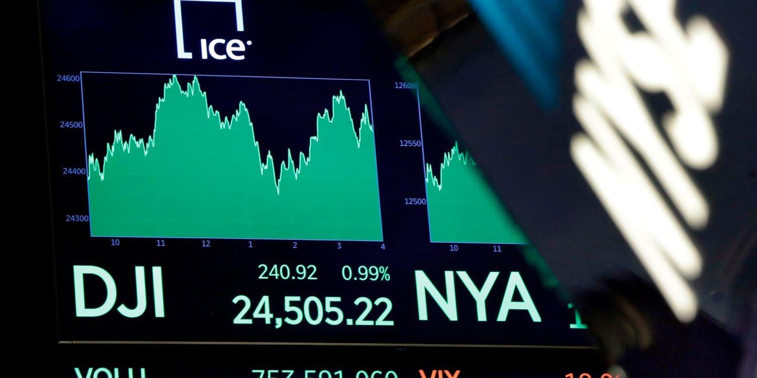 Rekordkvartal väntas på Wall Street när rapportfloden startar i veckan. Arkivbild.