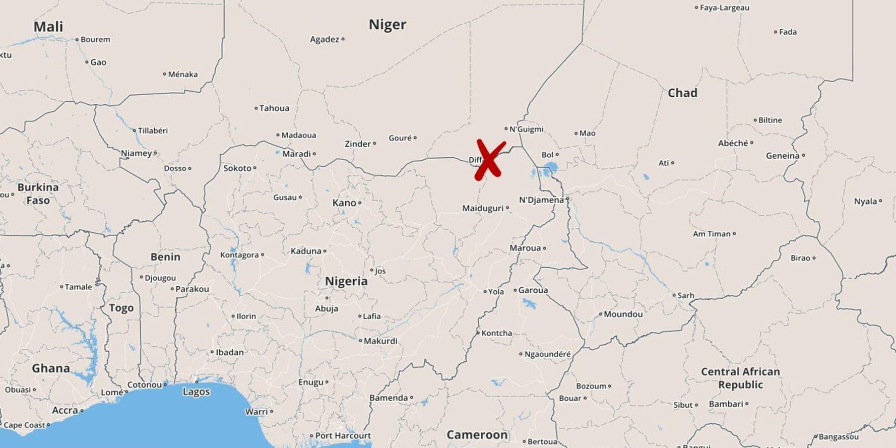 Boko Haram har de senaste åren utfört flera attacker i Diffaregionen som gränsar till Nigeria.
