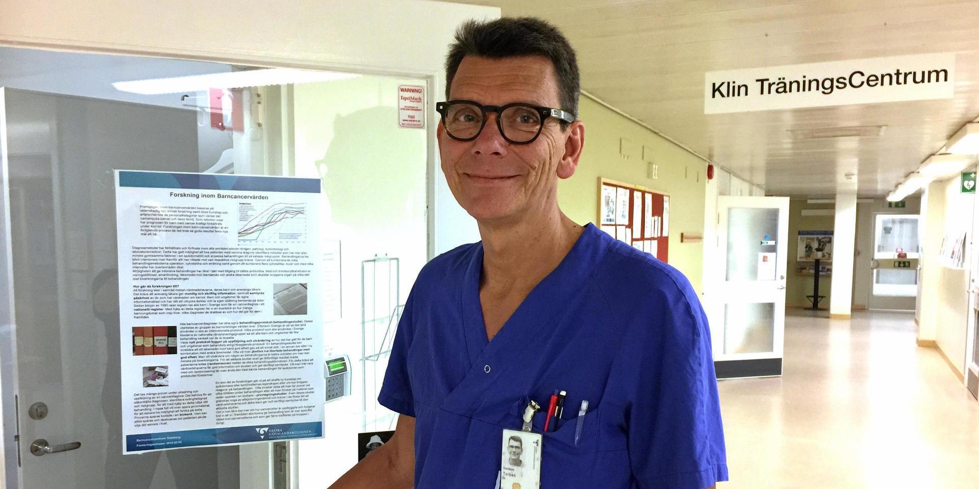 Torben Ek, överläkare på barncancercentrum i Västra Sverige.