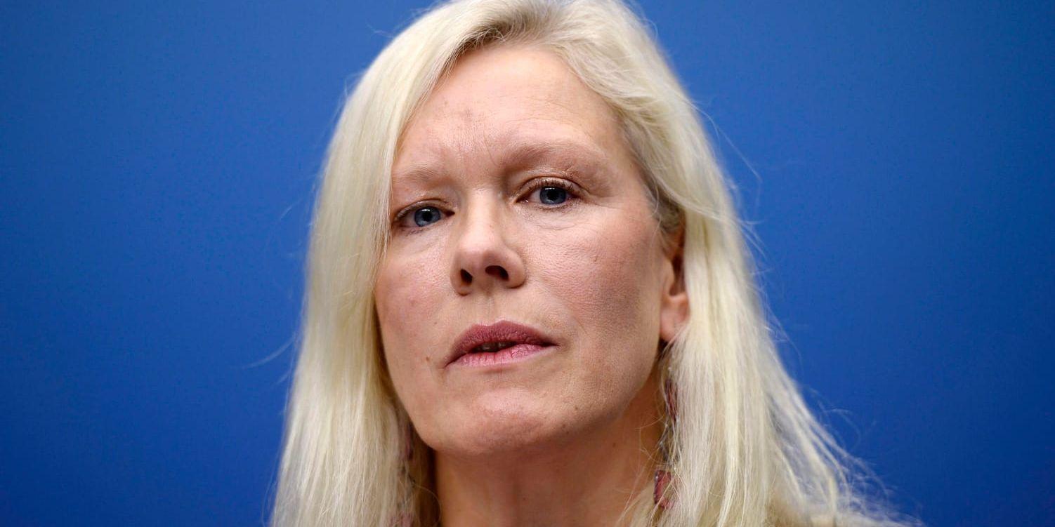 Sveriges tidigare Kinaambassadör Anna Lindstedt nekar till brott. Arkivbild.