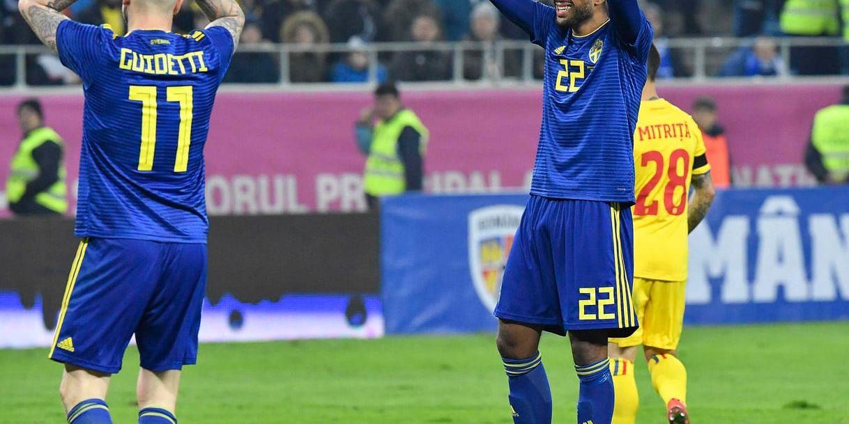 John Guidetti och Isaac Kiese Thelin hittade inte rätt i Craiova. Det gjorde heller inte Sverige som lag i 0–1-förlusten mot Rumänien.