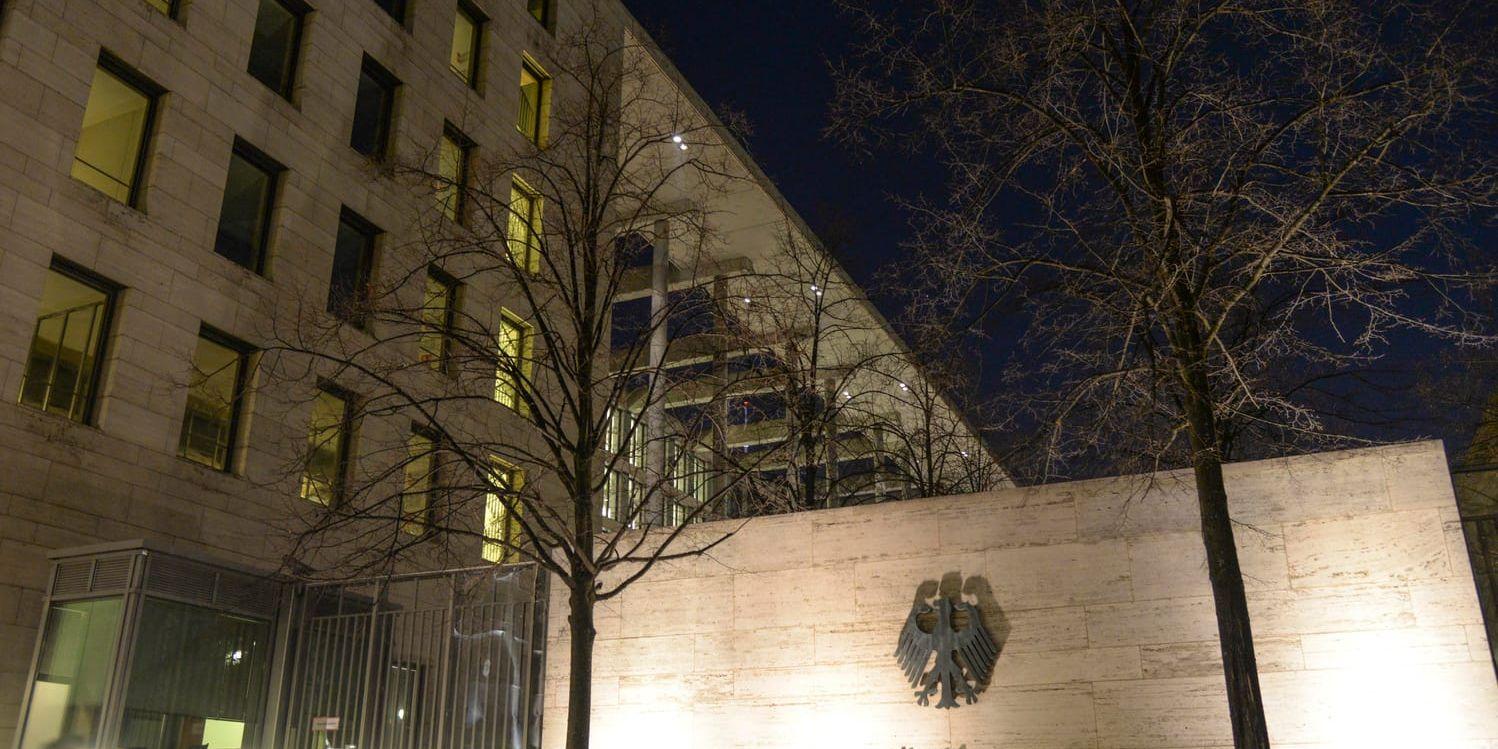Tyska utrikesdepartementet var en av de institutioner som drabbades av attacken. Arkivbild.