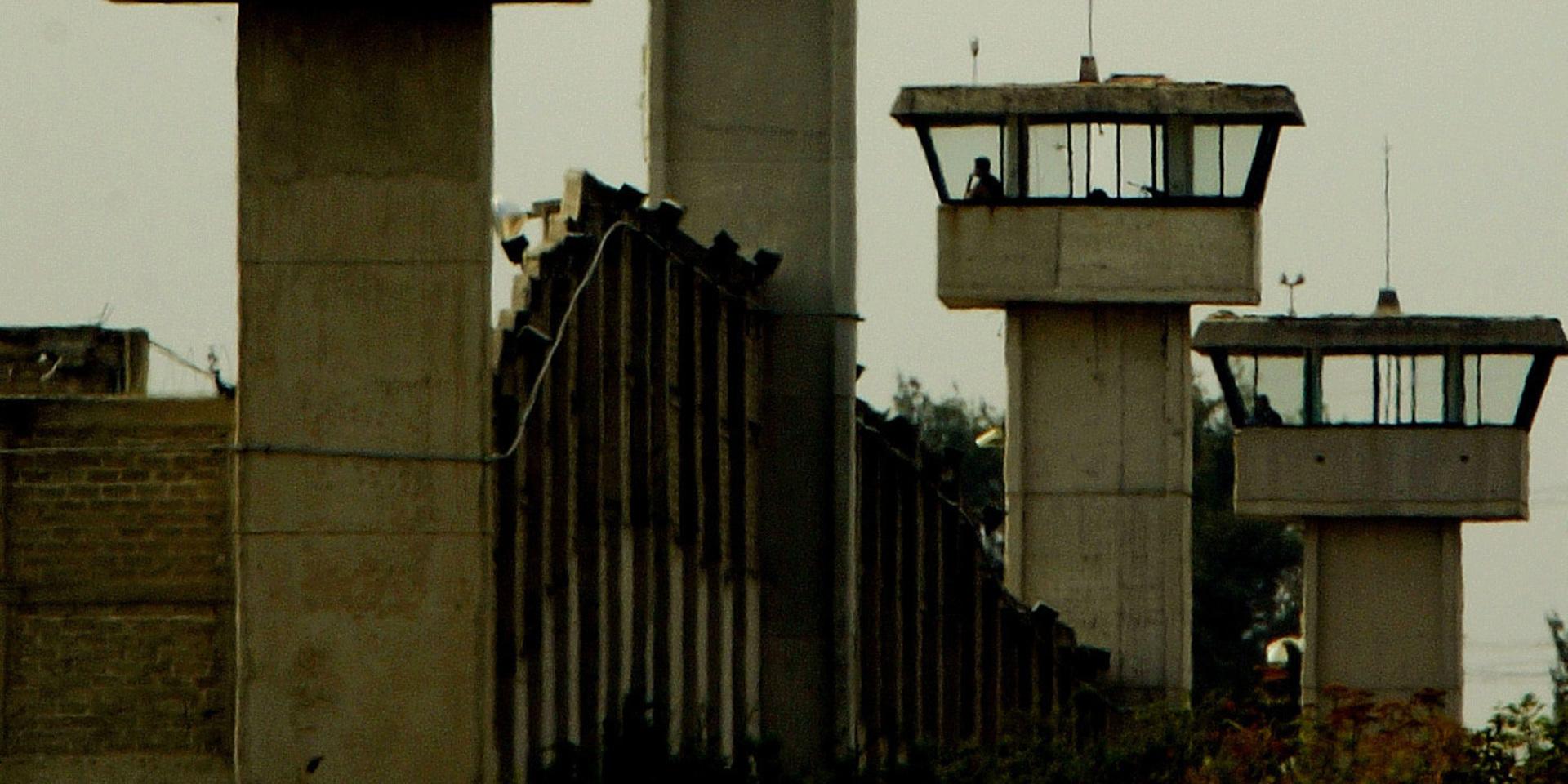 Övervakningstorn vid fängelsekomplexet Puente Grande i utkanten av Guadalajara i Mexiko. Arkivbild.