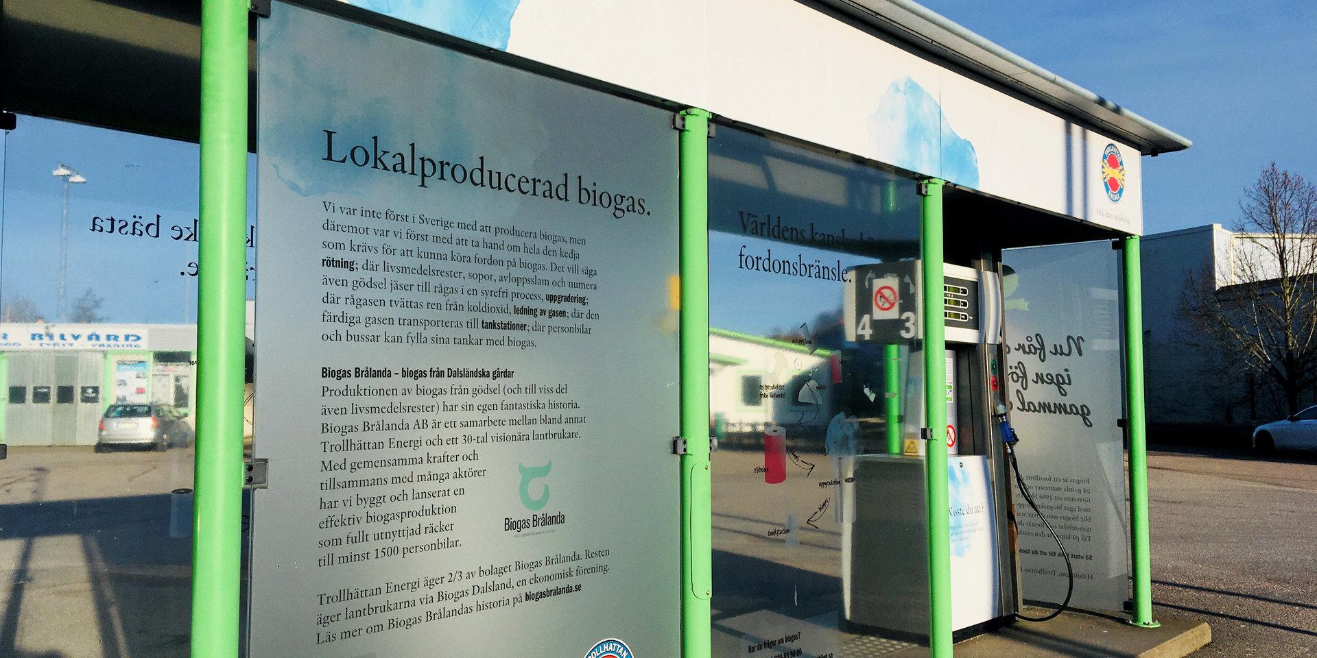 Lokalproducerad biogas i Trollhättan.