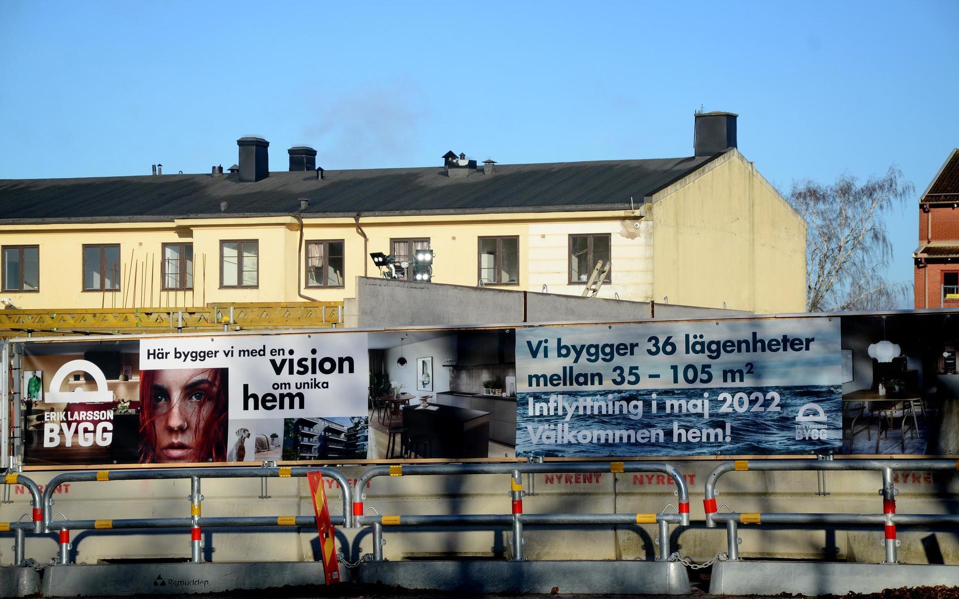 Gamla Auktionskammaren / Knutssons marmeladfabrik byggs om till lägenheter.