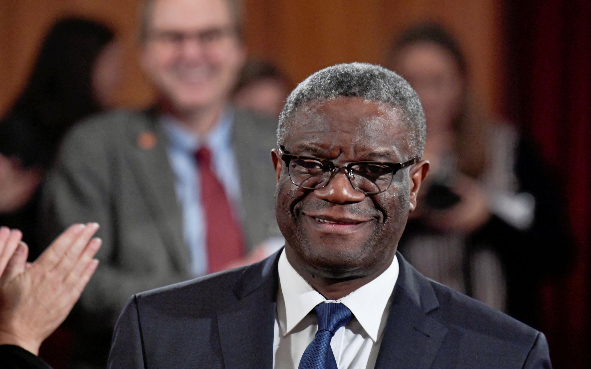 Denis Mukwege var en av två mottagare av Nobels fredspris 2018.