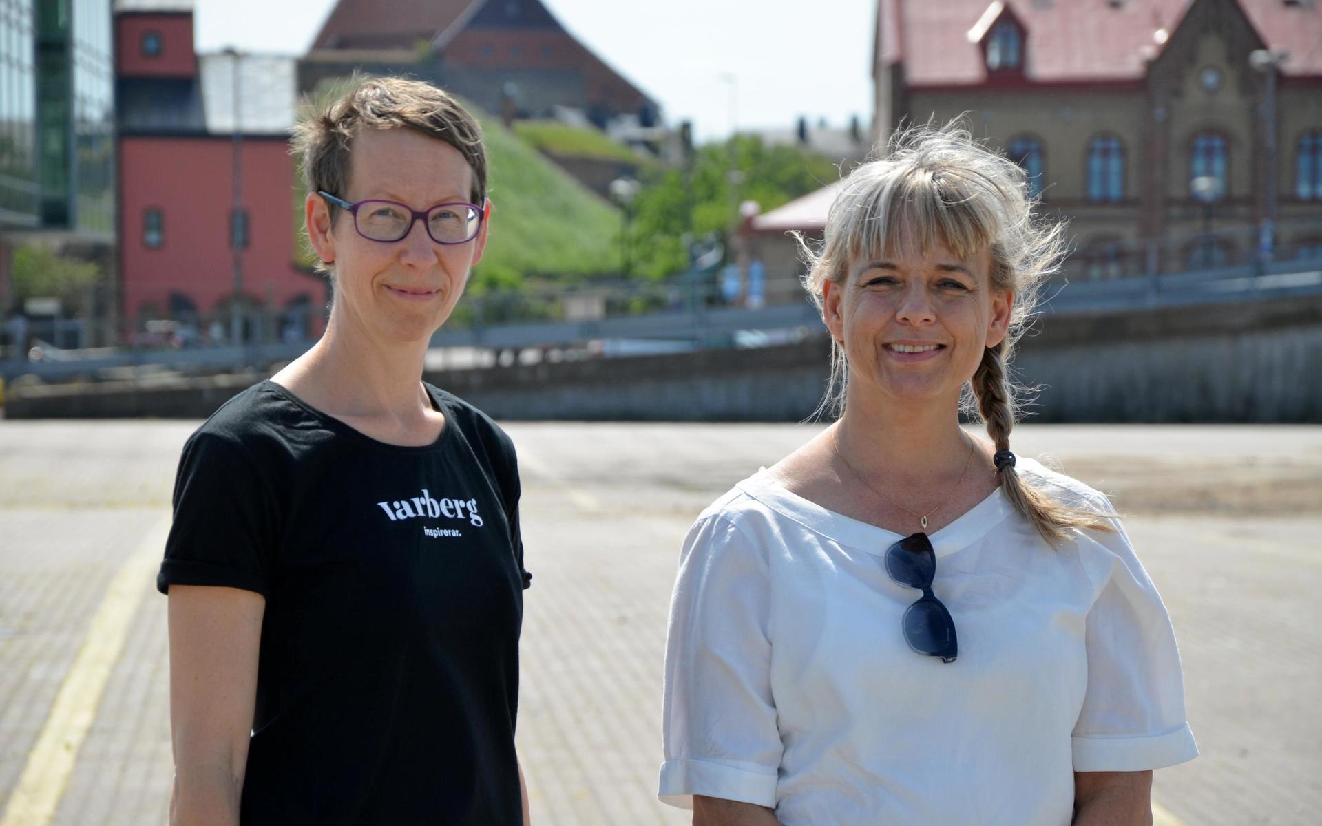 Katarina Svangård är projektledare för projekte ”Platsskapande och attraktiv byggtid”. Cecilia Werner är kommunikatör på Varbergs kommun.