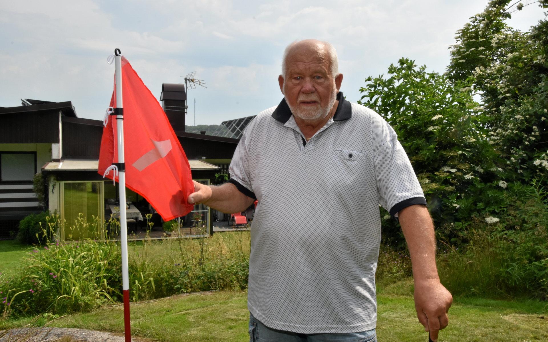 Det var när Frank Johansson i Tångaberg började röja på tomten som idén om en golfbana föddes. 