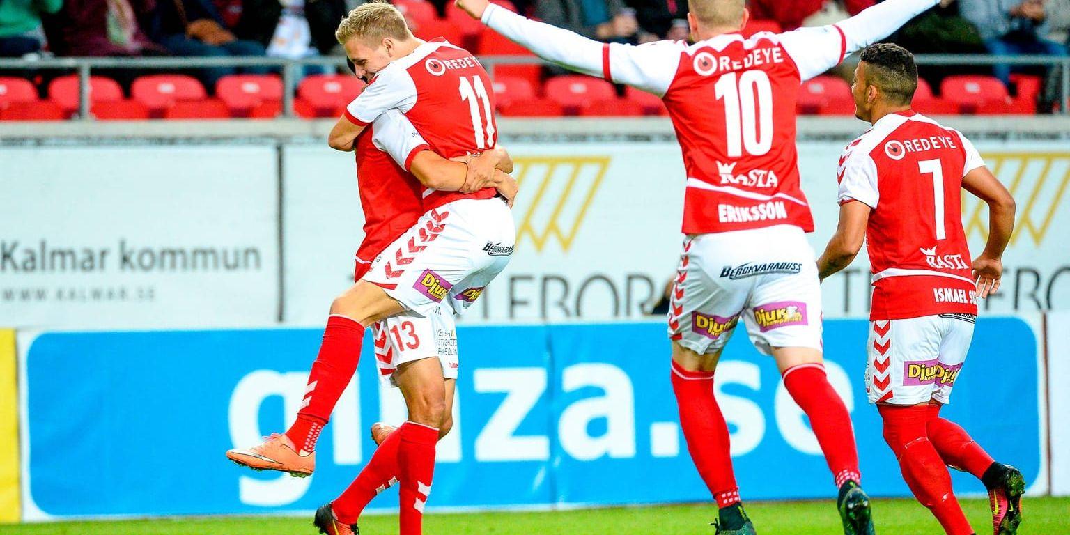 Jonathan Ring satte två mål i Kalmars 3–0-seger över Falkenberg.