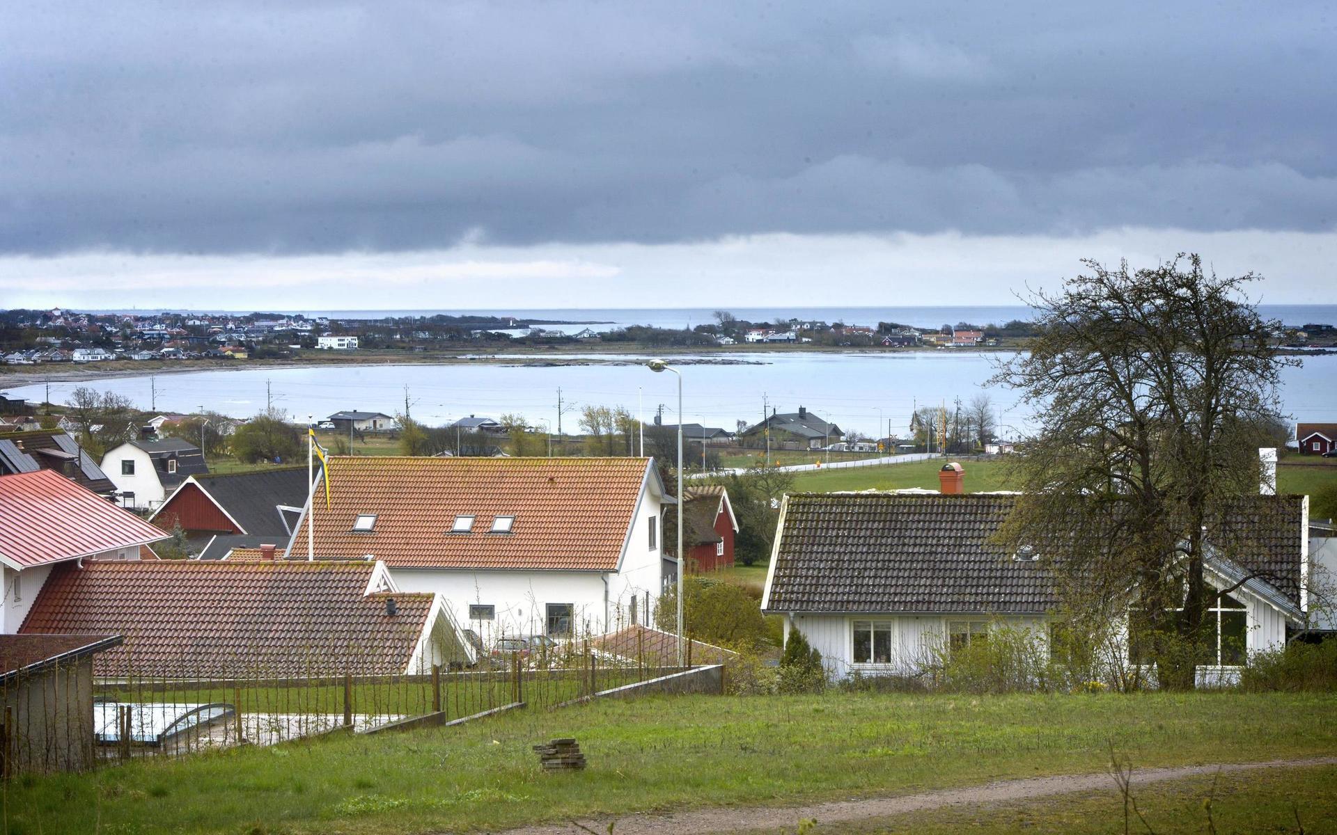 Det här blir utsikten från huset eller husen på Stenvägen i Apelviksbacken, i Hästhagabergens utkant.
