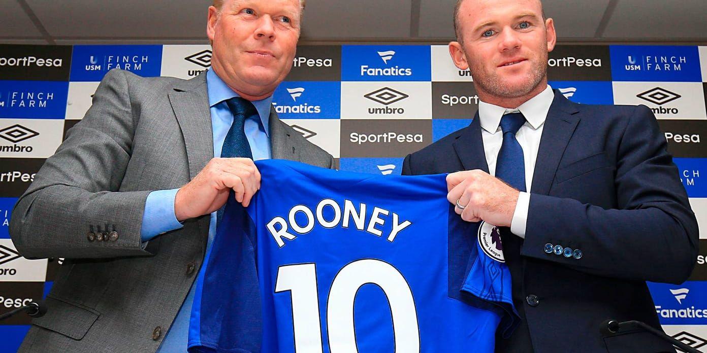 Wayne Rooney kommer att spela i tröja nummer 10 i Ronald Koemans Everton.