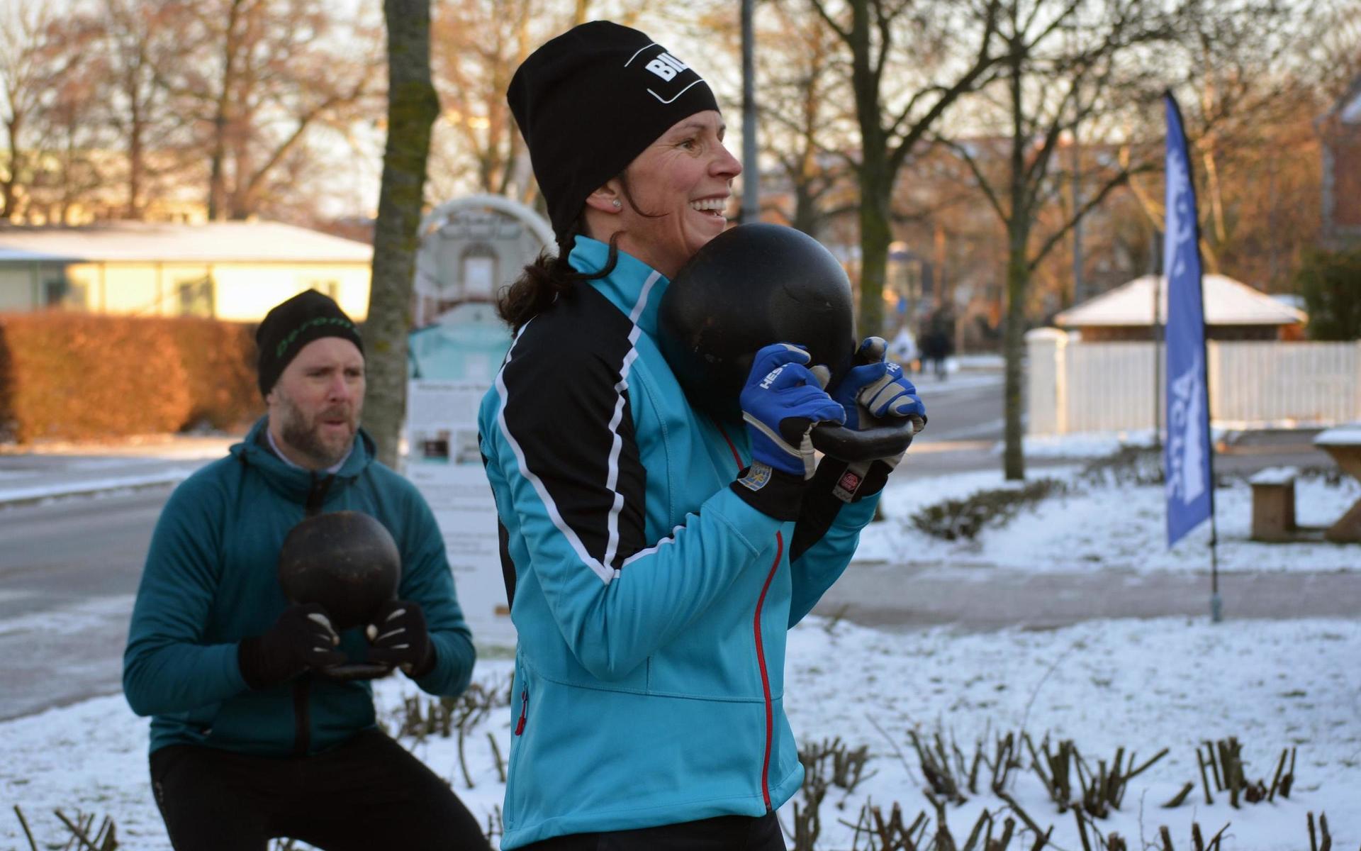 Johanna Willerstrand vill gärna slå ett slag för träning.