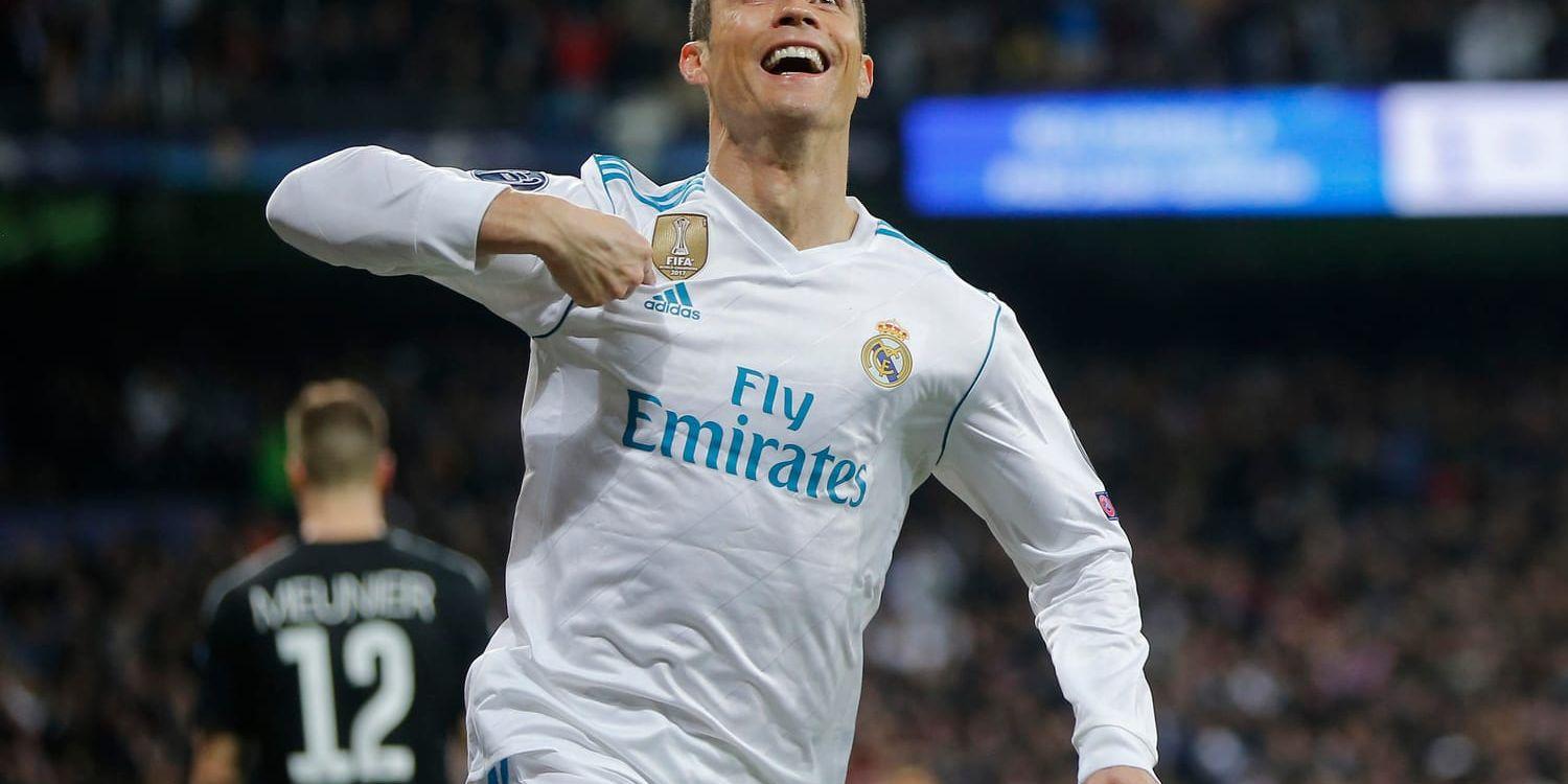 Cristiano Ronaldo knäade in 2–1-målet och kunde till slut fira att Real Madrid besegrade PSG med 3–1.