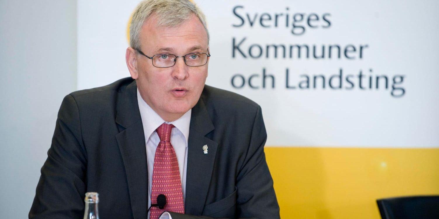 Anders Knape (M), här på en bild från sin tidigare period som ordförande för Sveriges kommuner och landsting (SKL), har åter valts till ordförande för SKL LL. Arkivbild.