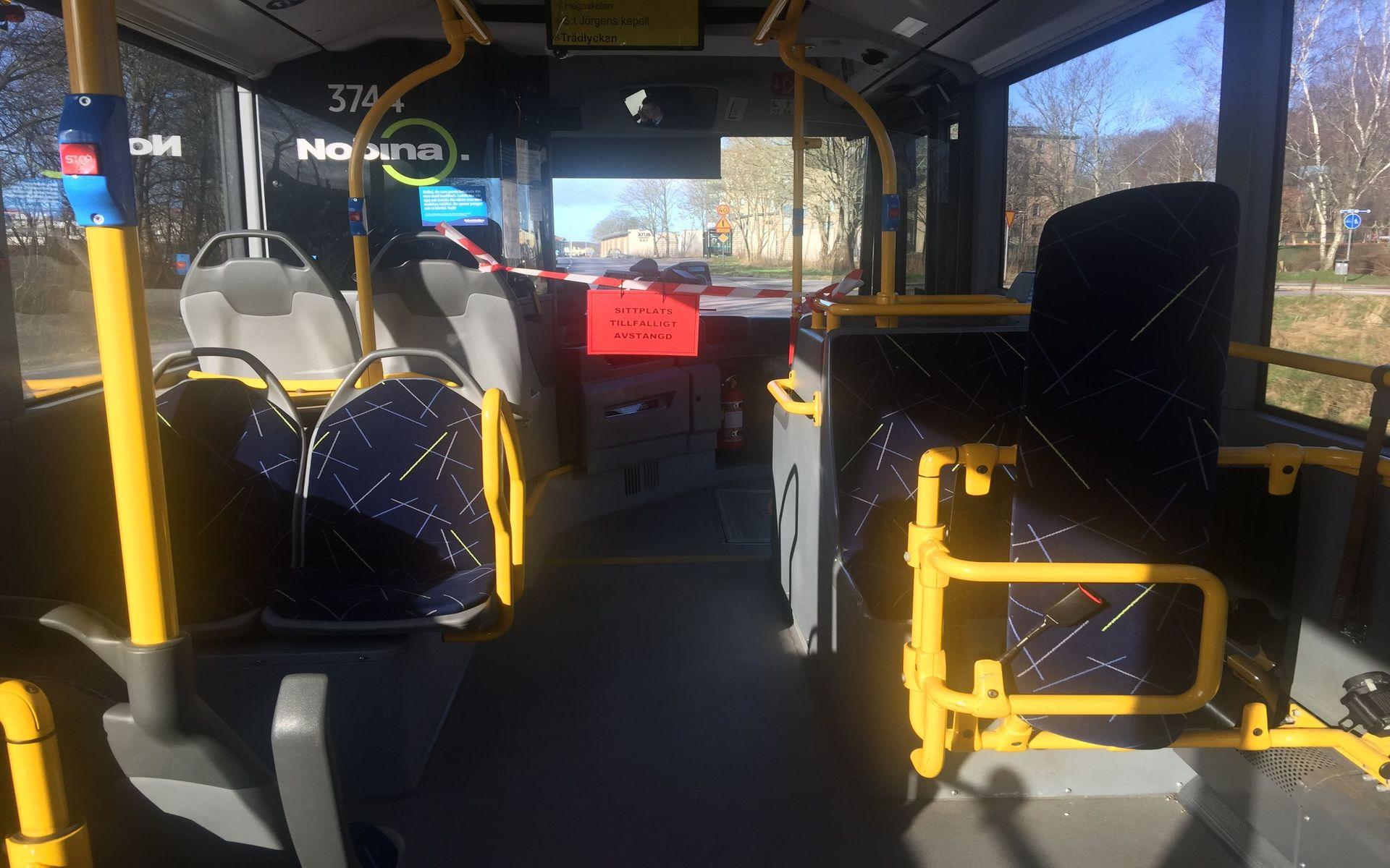 Det kommer inte gå att köpa biljett ombord på Hallandstrafikens bussar under en begränsad period. Bild: Maria Erlandsson