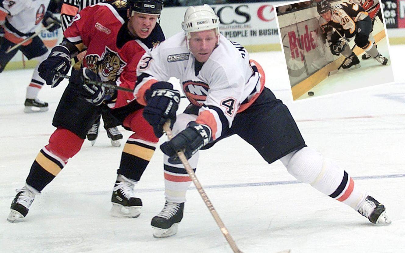 <strong>Mikael och Niklas Andersson. Storebror Mikael gjorde 761 matcher i världens bästa ishockeyliga, respekt! Niklas har några fina NHL-säsonger på meritlistan, 1996-997 gjorde han 43 poäng på 74 matcher i New York Islanders.</strong> Foto: TT