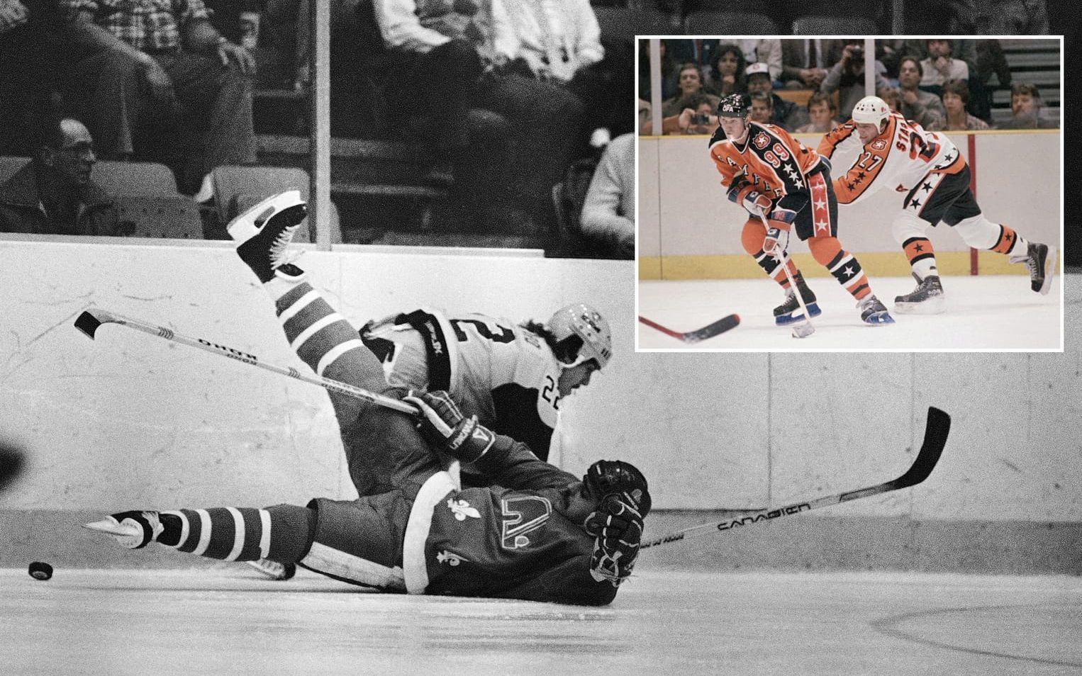 <strong>Marian, Peter och Anton Stastny.</strong> De tre bröderna spelade tillsammans i Quebec Nordiques 1981-1985. Och alla var extremt framgångsrika i världens tuffaste liga. I en match 1981 gjorde både Peter och Anton åtta poäng – det rekordet är något att slå för alla framtida bröder i NHL. Foto: TT