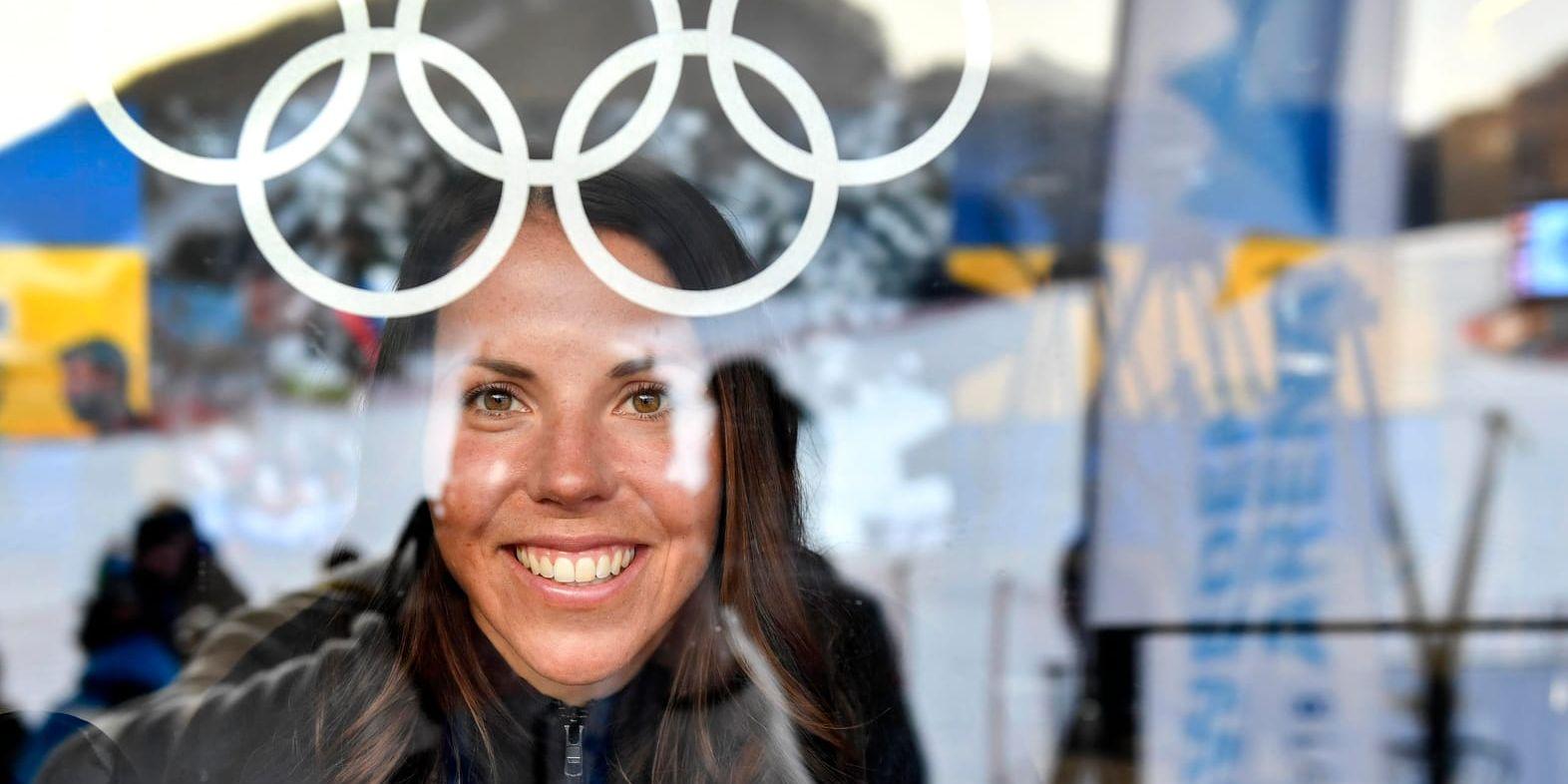 Charlotte Kalla har totalt tagit fem OS-medaljer inför lördagens skiathlon i Pyeongchang.