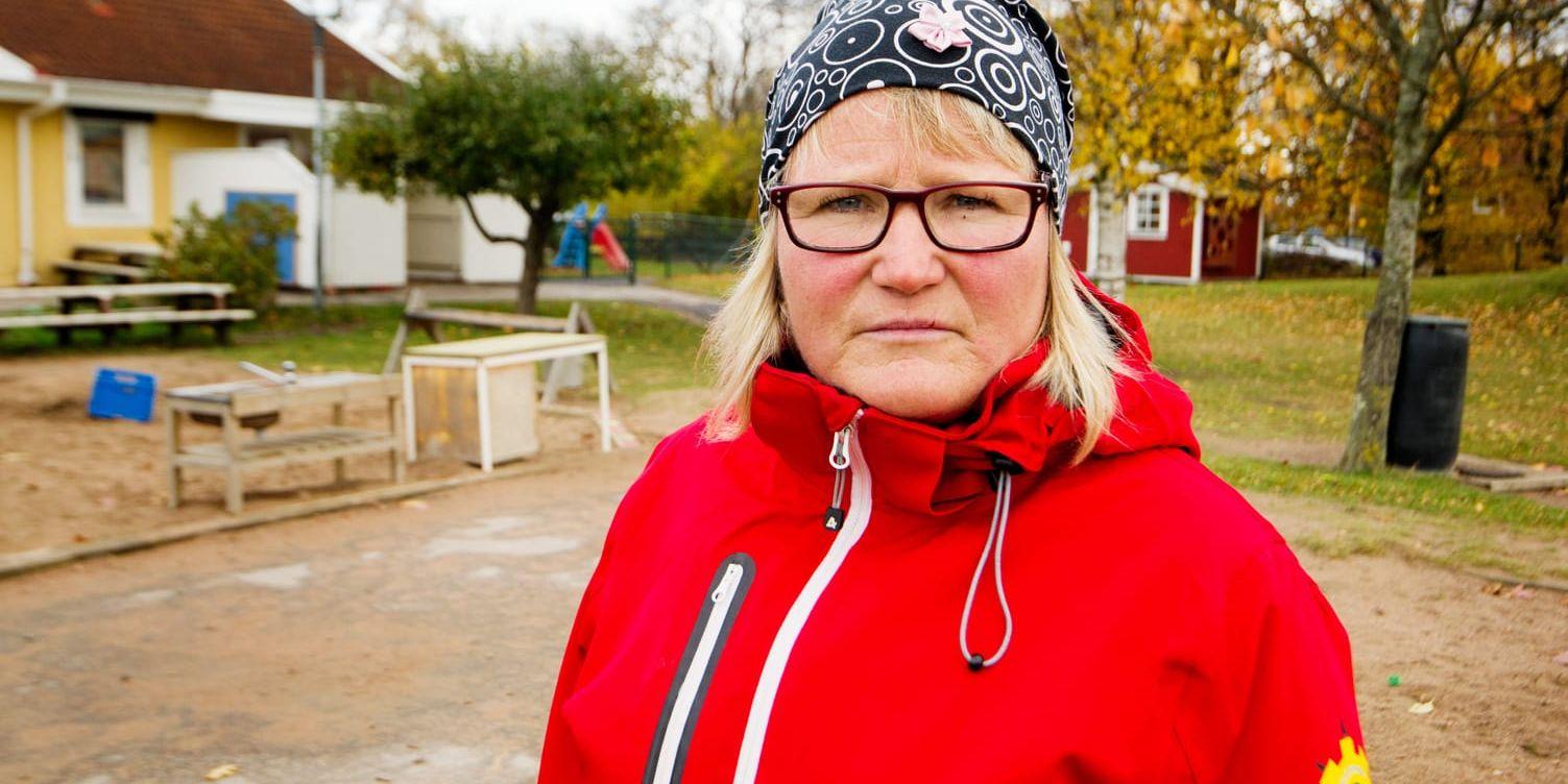 SLÅR LARM. Eva Störby, förskollärare och fackligt skyddsombud, är orolig över situationen i förskolan.