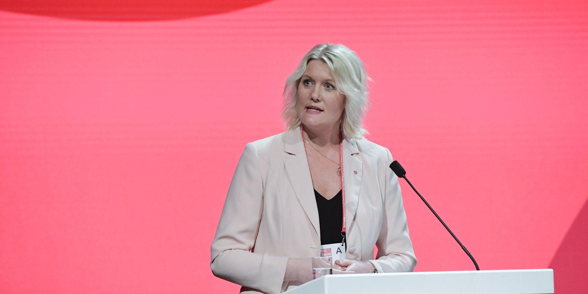 Socialdemokraternas partisekreterare Lena Rådström Baastad vill att Almedalsveckan förkortas. Arkivbild.