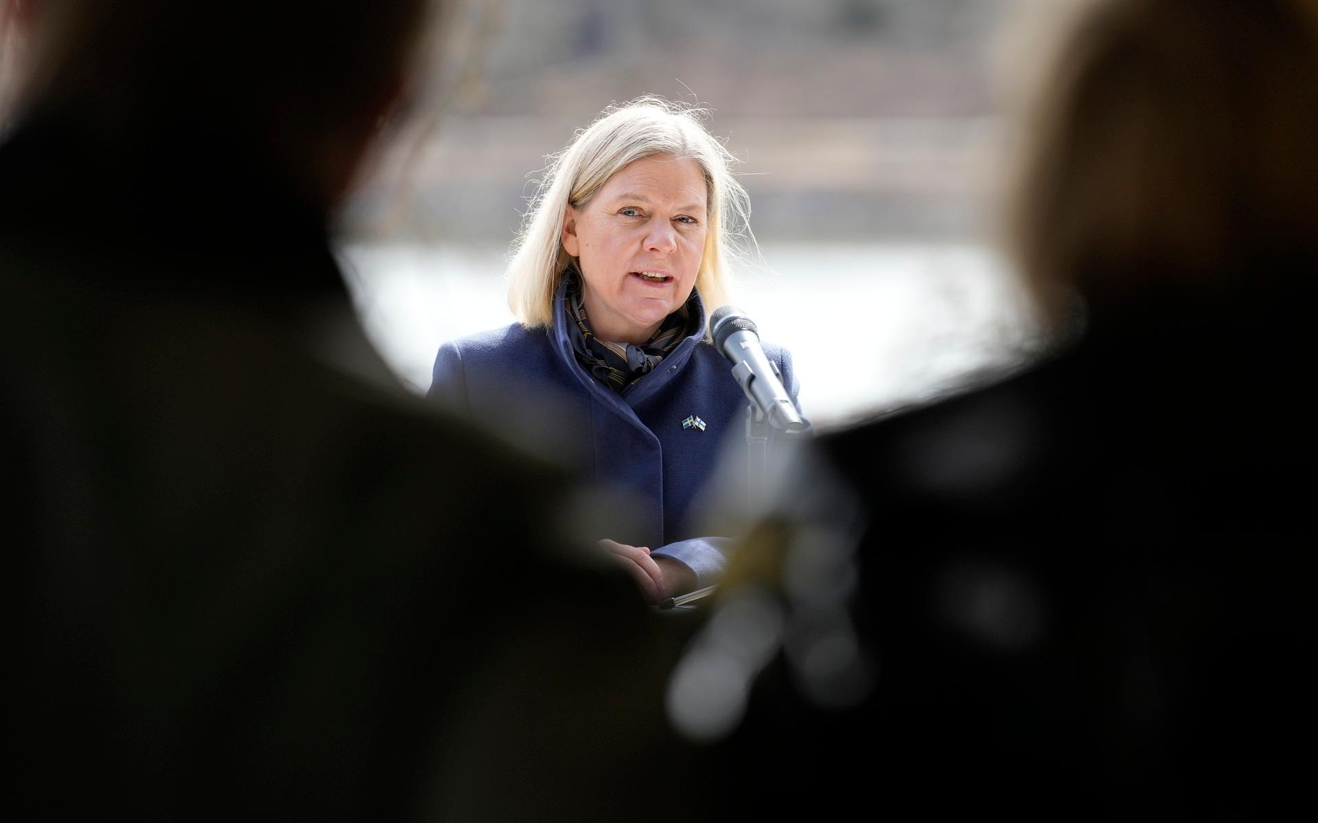 Magdalena Andersson säger att Sveriges process är lik den som sker i Finland just nu. 