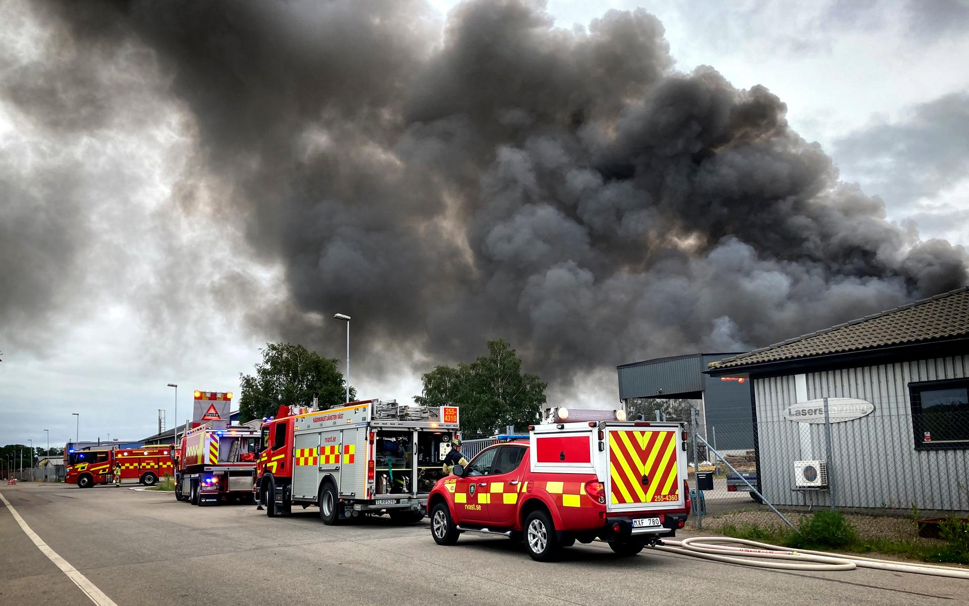 Brand på Kvarnagårdens industriområde