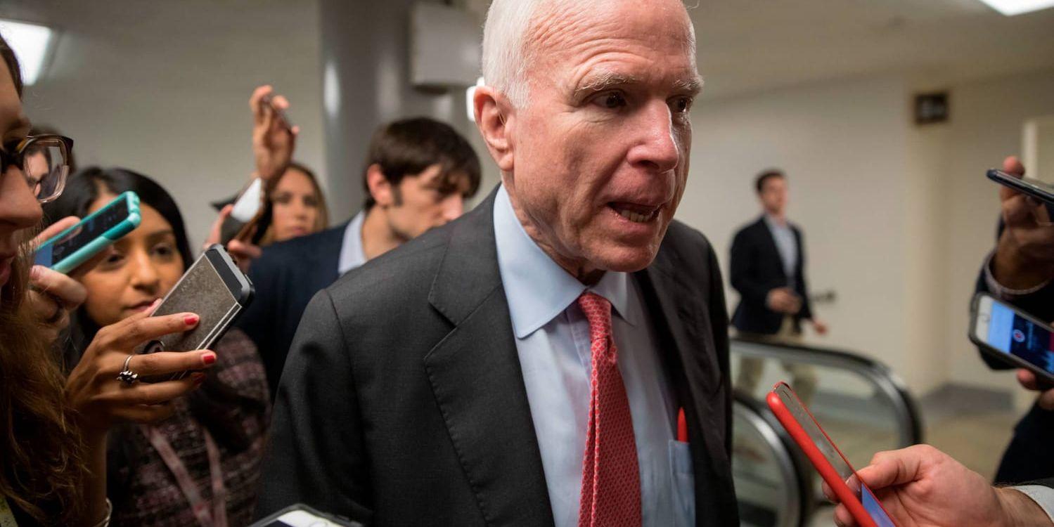 Den republikanske senatorn John McCain. Arkivbild.