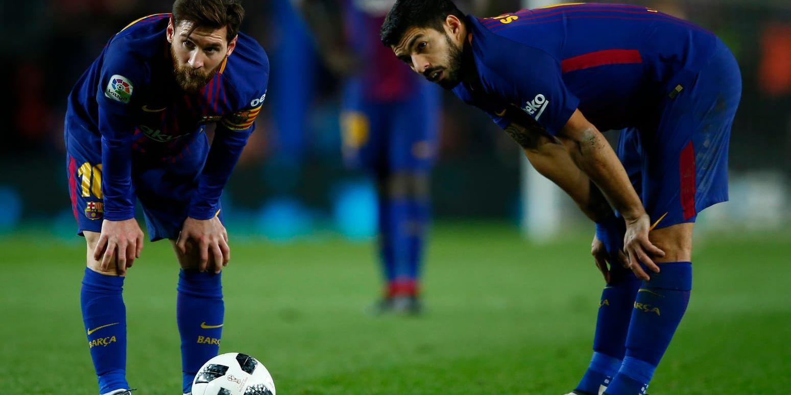 Ska Lionel Messi, till vänster, och Luis Suárez kunna göra mål på Chelsea i tisdagens åttondelsfinal i Champions League?