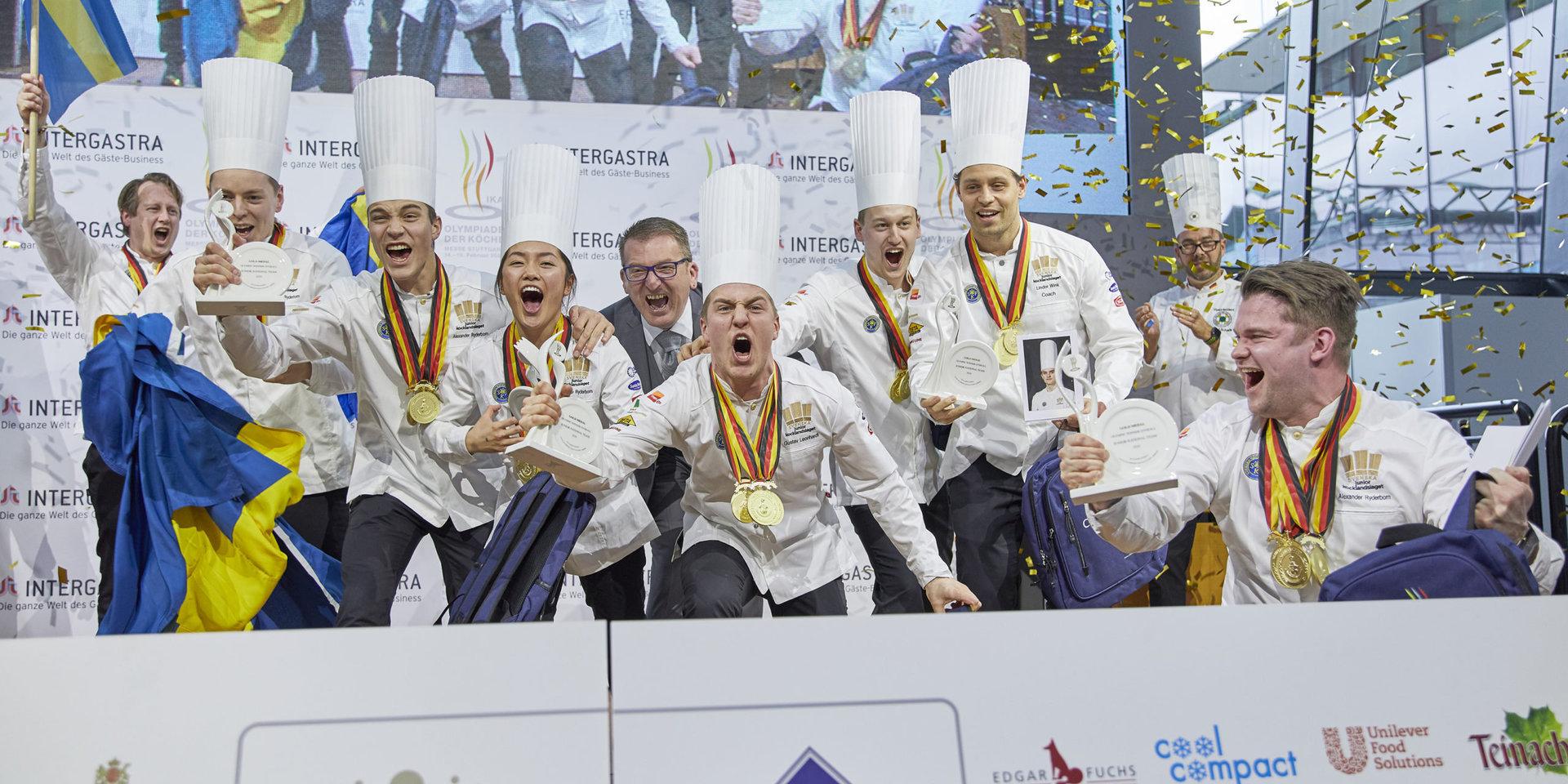 Svenska juniorkocklandslaget tog guld i vad som i bland kallas kock-OS. 