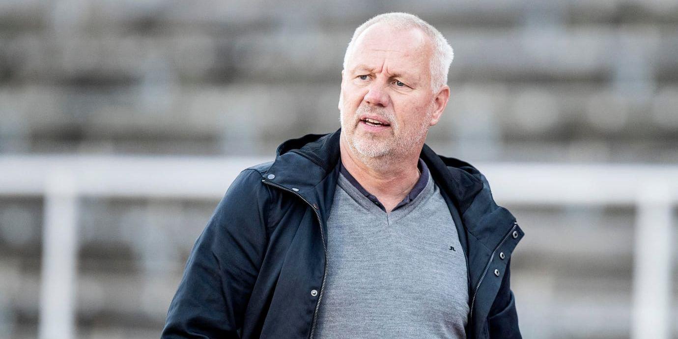 Växjös tränare Henrik Larsson säger upp sig. Arkivbild.