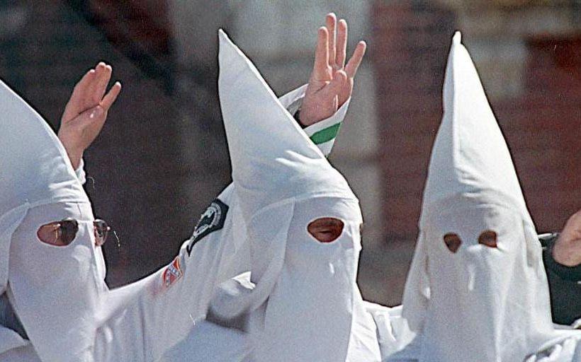Ku Klux Klan. Luciatåget i Jönköping misstogs för den rasistiska organisationen Ku Klux Klan. (Arkivbild)