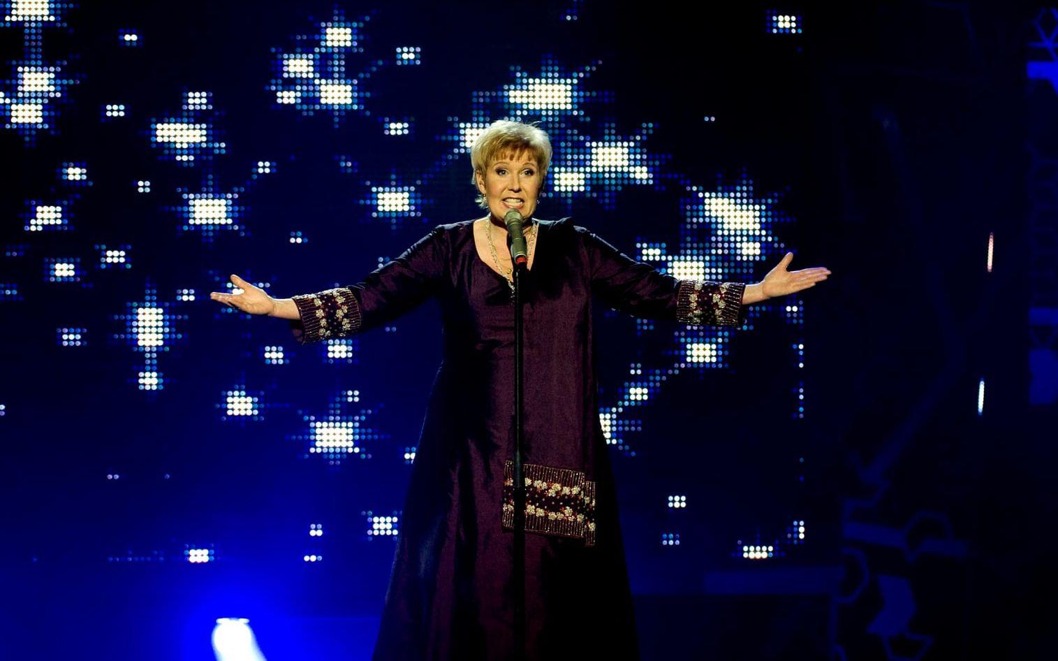 Susanne Alfvengren sjöng ”Du är älskad där du går” i Melodifestivalen 2009, men gick inte till final. Bild: Pontus Lundahl