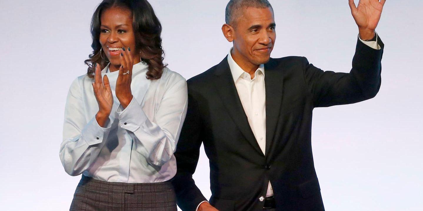 Michelle och Barack Obama. Arkivbild.