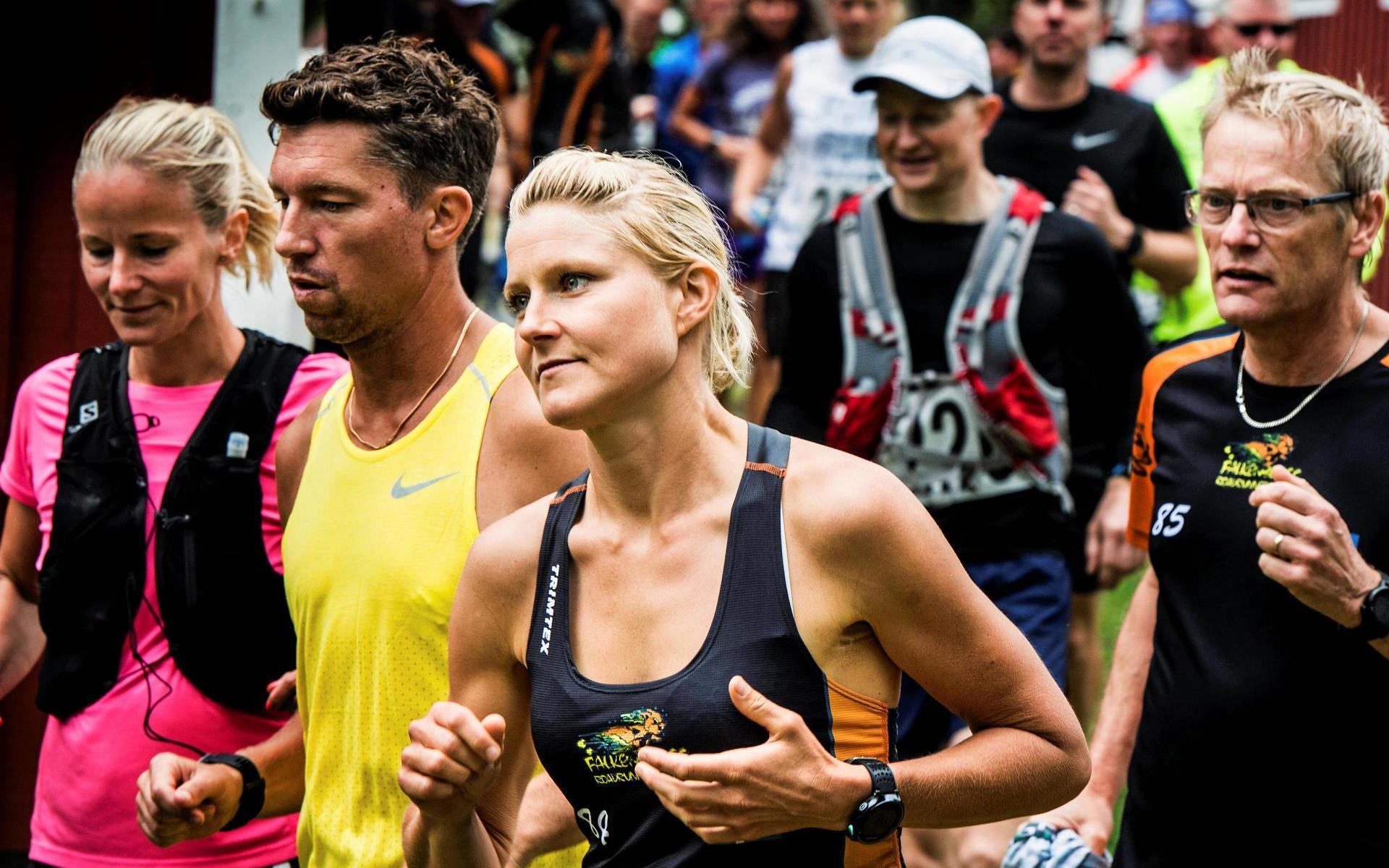 Johanna Nilsson var en av drygt 40 löpare som deltog i helgens lopp. 