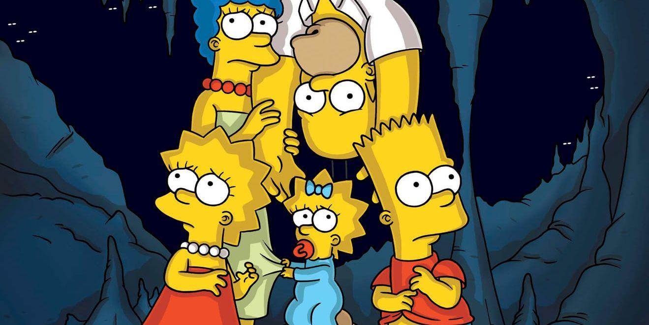 Tv-serien The Simpsons sätter rekord. Arkivbild.