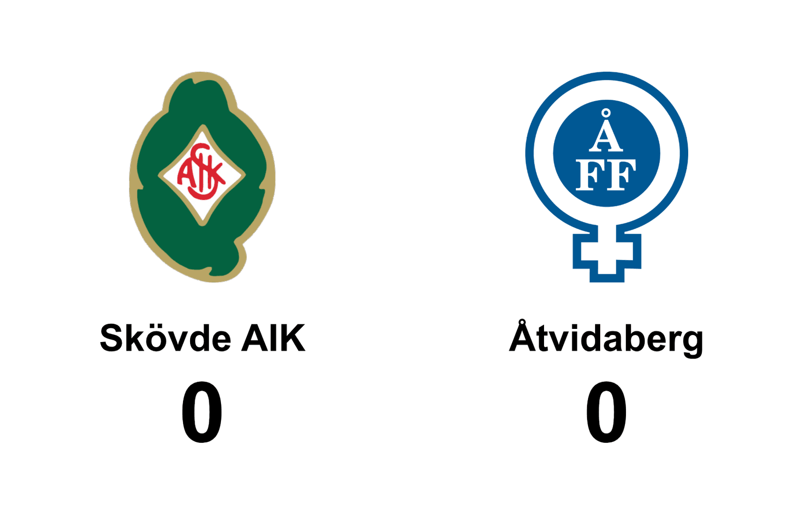 Skövde AIK spelade lika mot Åtvidabergs FF